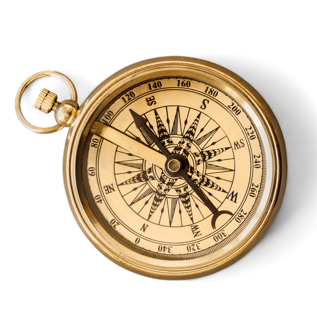 Brass compass used in Vastu readings